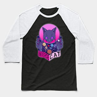 Universe Cat Baseball T-Shirt